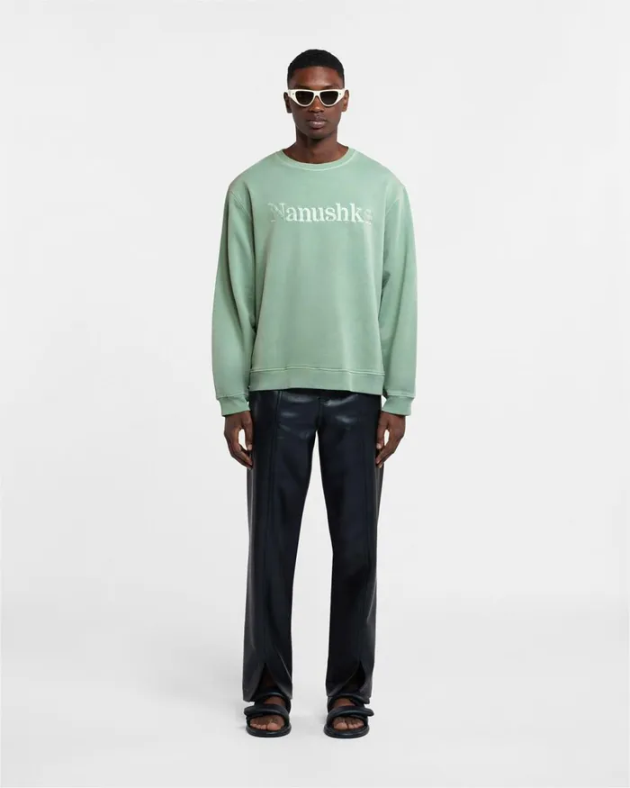 Mart Leafy Green WomenMen Nanushka Tops Mart Leafy Green WomenMen Nanushka Tops