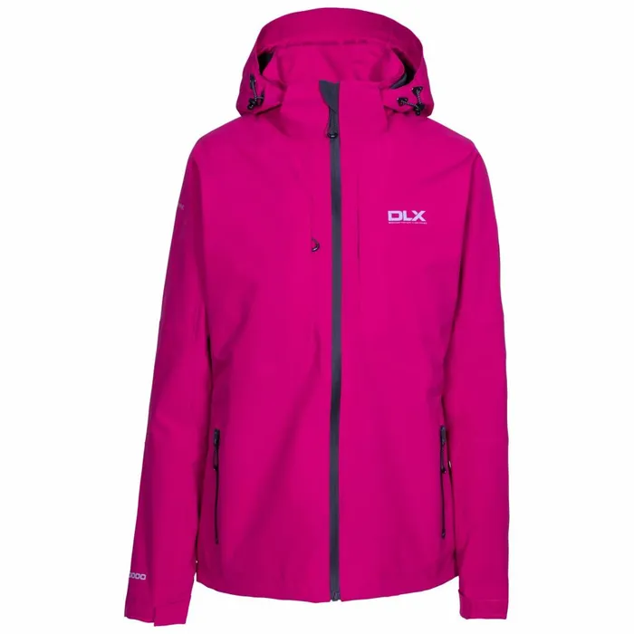 Martina DLX Waterproof Jacket Raspberry Women Trespass Waterproof Jackets