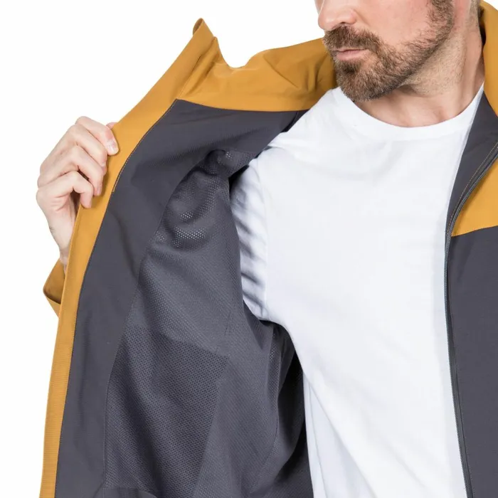 Marton DLX Waterproof Jacket Sandstone Men Trespass Waterproof Jackets