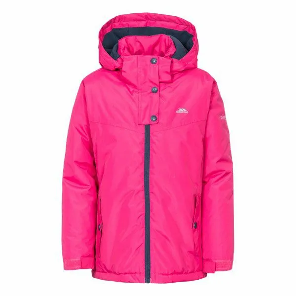 Maybole Girls039 Padded Waterproof Jacket Raspberry Kids Trespass School Jackets Maybole Girls039 Padded Waterproof Jacket Raspberry Kids Trespass School Jackets