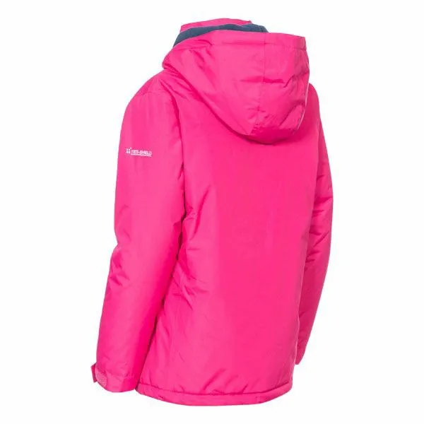Maybole Girls039 Padded Waterproof Jacket Raspberry Kids Trespass School Jackets Maybole Girls039 Padded Waterproof Jacket Raspberry Kids Trespass School Jackets