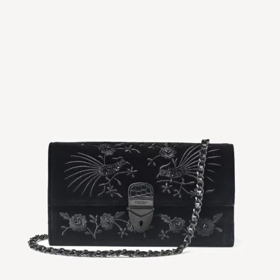 Mayfair Clutch Beaded Birds Hand Embroidery On Velvet Women Aspinal Of London Mayfair Mayfair Clutch Beaded Birds Hand Embroidery On Velvet Women Aspinal Of London Mayfair