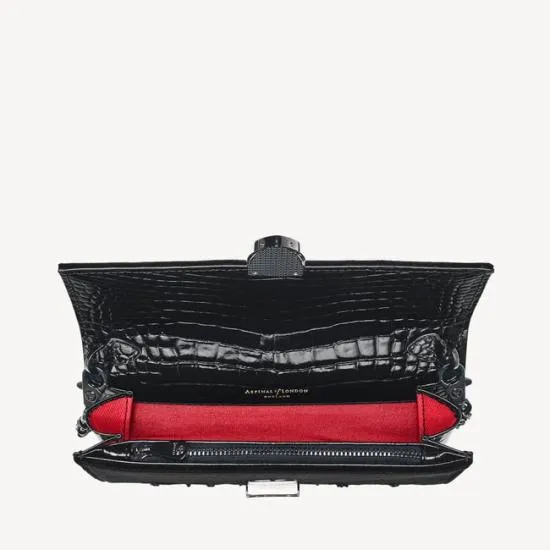 Mayfair Clutch Beaded Birds Hand Embroidery On Velvet Women Aspinal Of London Mayfair