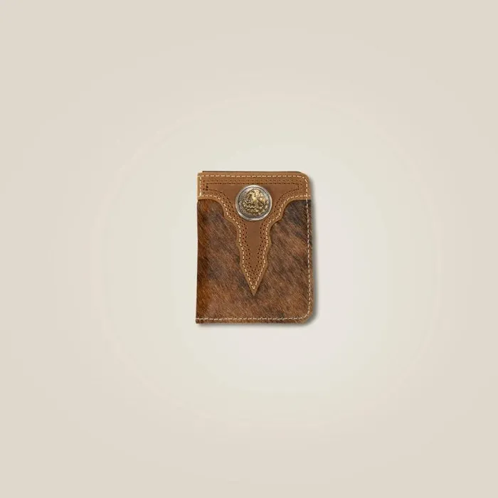 Men Bags and Wallets Ariat Mexico Eagle Bifold Wallet Brown