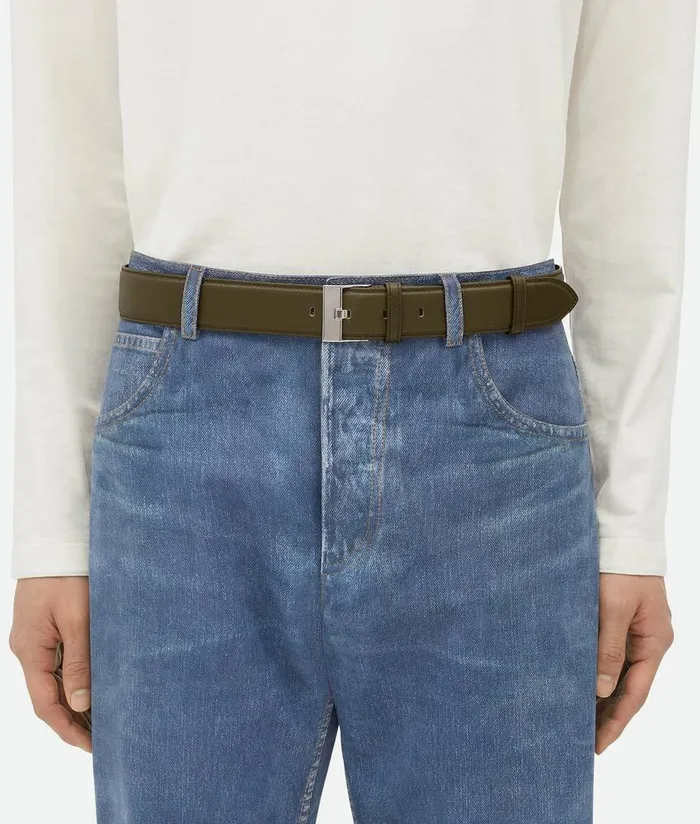 Men Bottega Veneta Belts Watch Belt Mustard