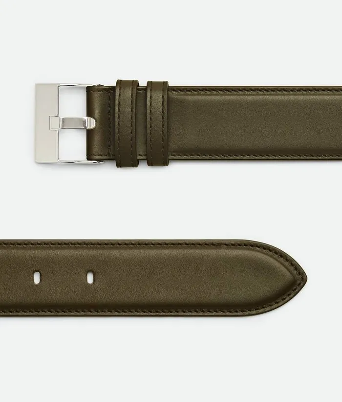 Men Bottega Veneta Belts Watch Belt Mustard
