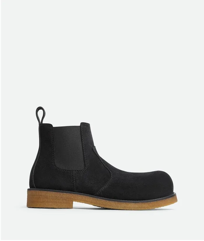 Men Bottega Veneta Boots Helium Chelsea Ankle Boot Black
