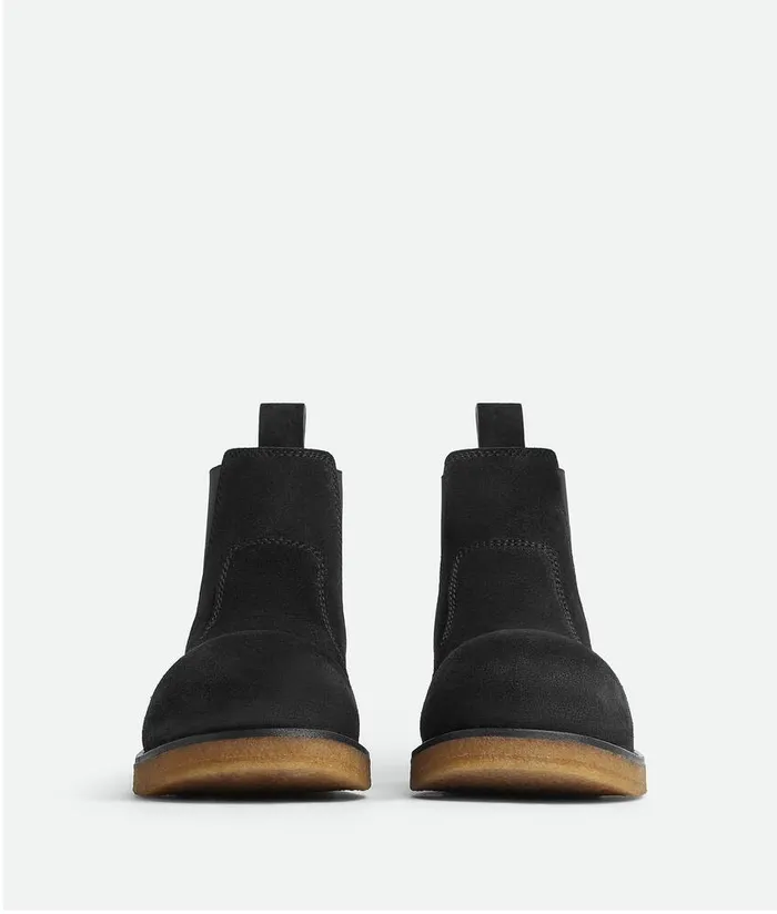 Men Bottega Veneta Boots Helium Chelsea Ankle Boot Black