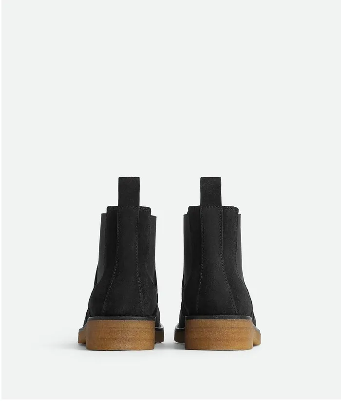 Men Bottega Veneta Boots Helium Chelsea Ankle Boot Black