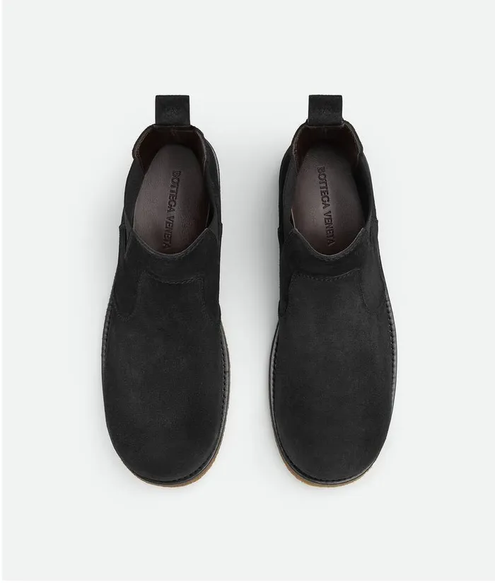 Men Bottega Veneta Boots Helium Chelsea Ankle Boot Black