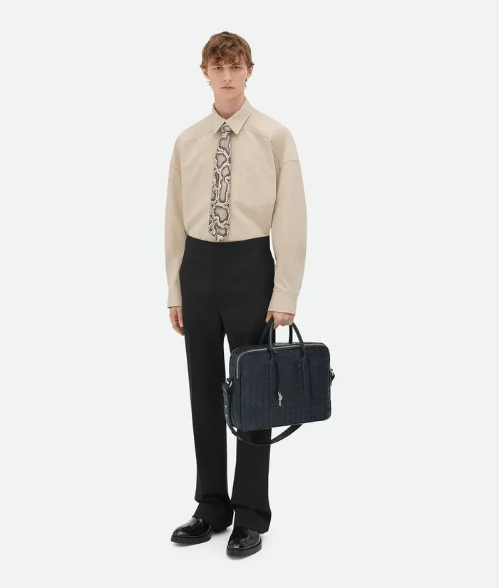 Men Bottega Veneta Briefcase Getaway Briefcase Shadow