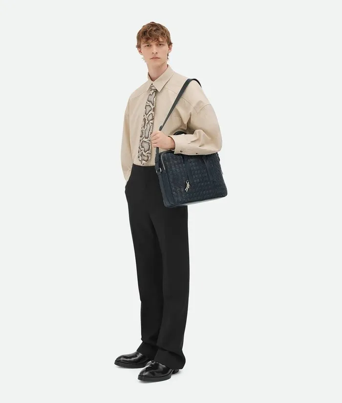 Men Bottega Veneta Briefcase Getaway Briefcase Shadow