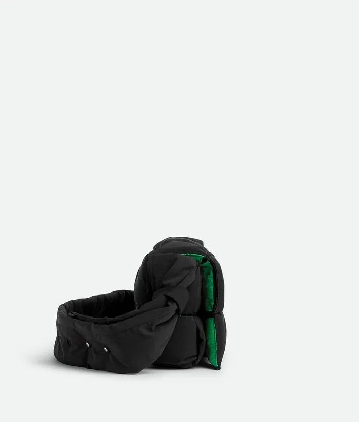 Men Bottega Veneta Crossbody Padded Tech Cassette Black Parakeet