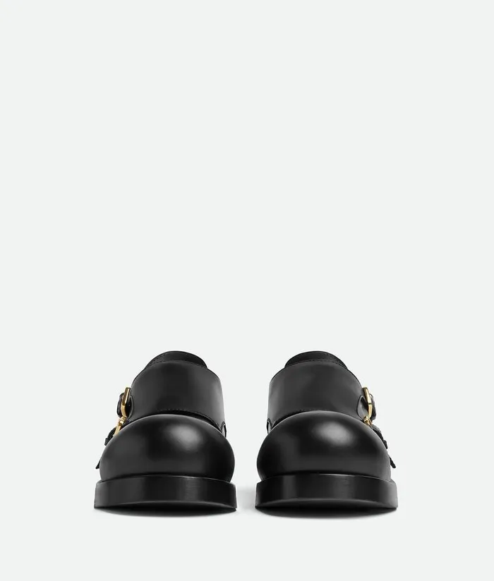 Men Bottega Veneta LaceUps Helium Monk Strap Black