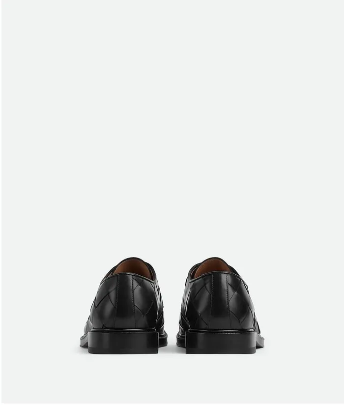 Men Bottega Veneta LaceUps Tie LaceUp Shoe Black