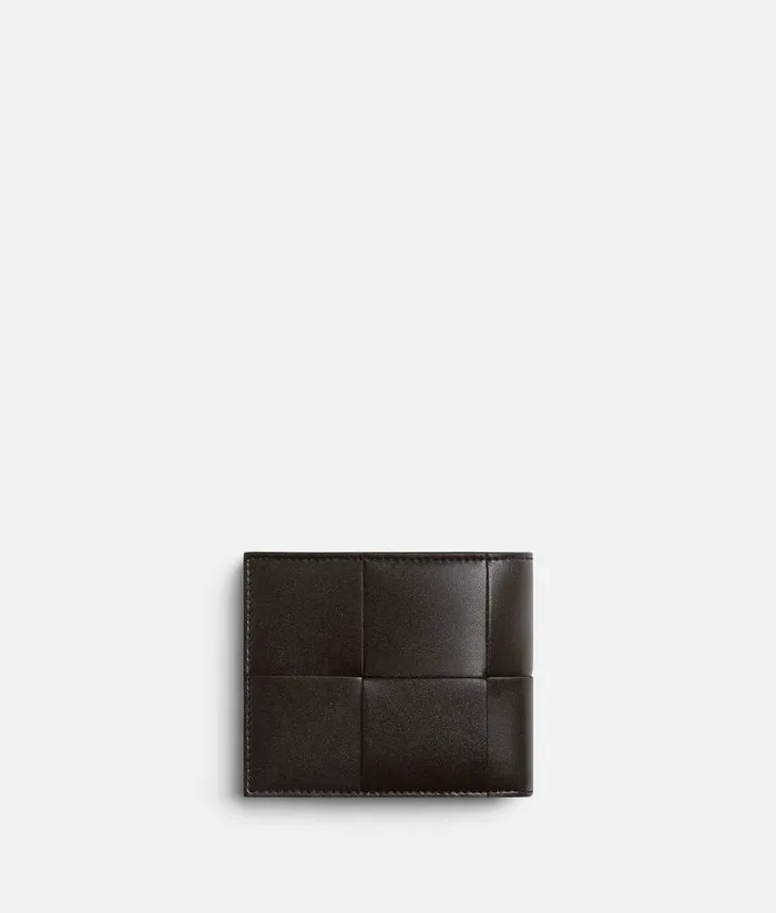 Men Bottega Veneta Small Wallets Cassette BiFold Wallet Fondantwood