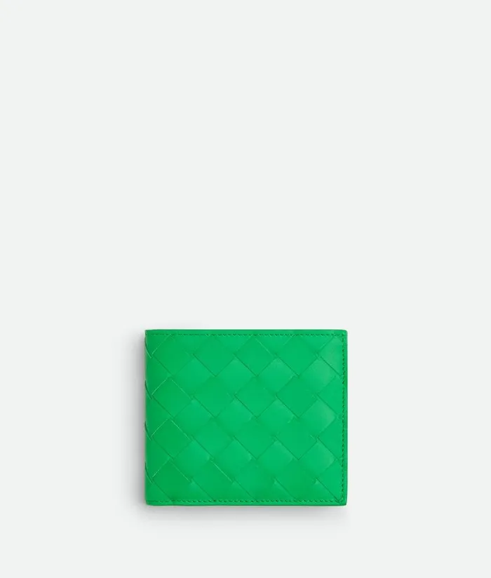 Men Bottega Veneta Small Wallets Intrecciato BiFold Wallet With Coin Purse Parakeet Men Bottega Veneta Small Wallets Intrecciato BiFold Wallet With Coin Purse Parakeet
