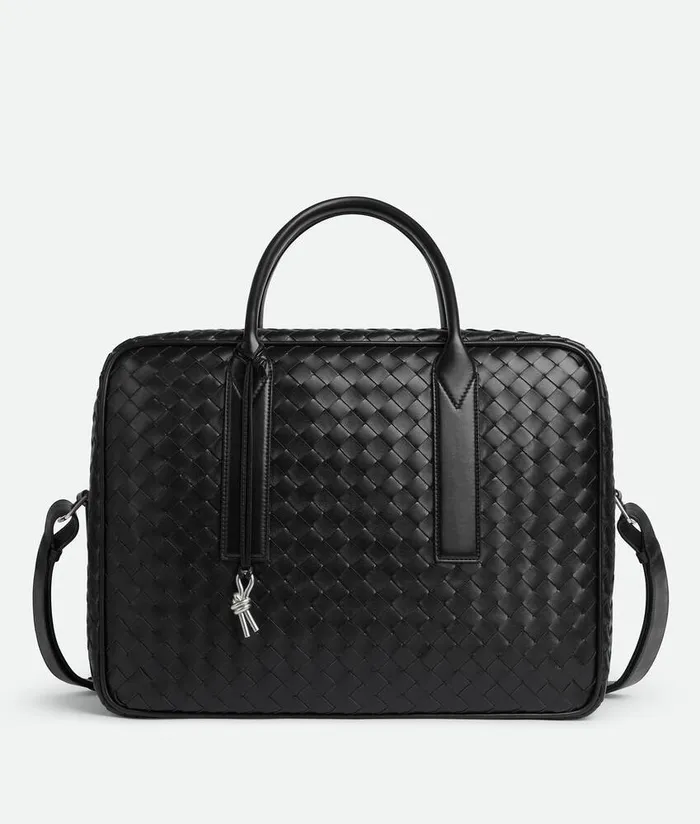 Men Bottega Veneta Travel Bags Getaway Weekender Black