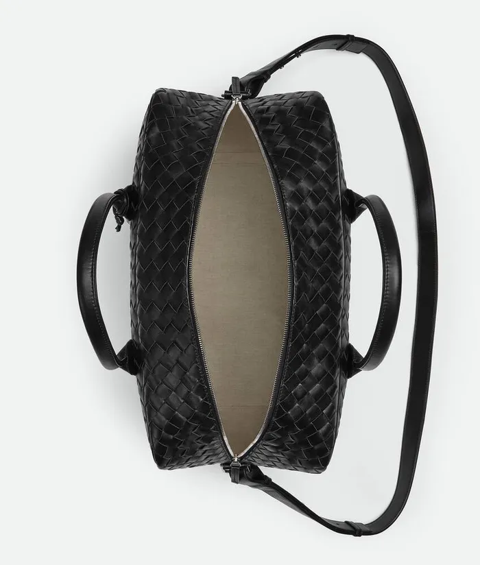 Men Bottega Veneta Travel Bags Getaway Weekender Black