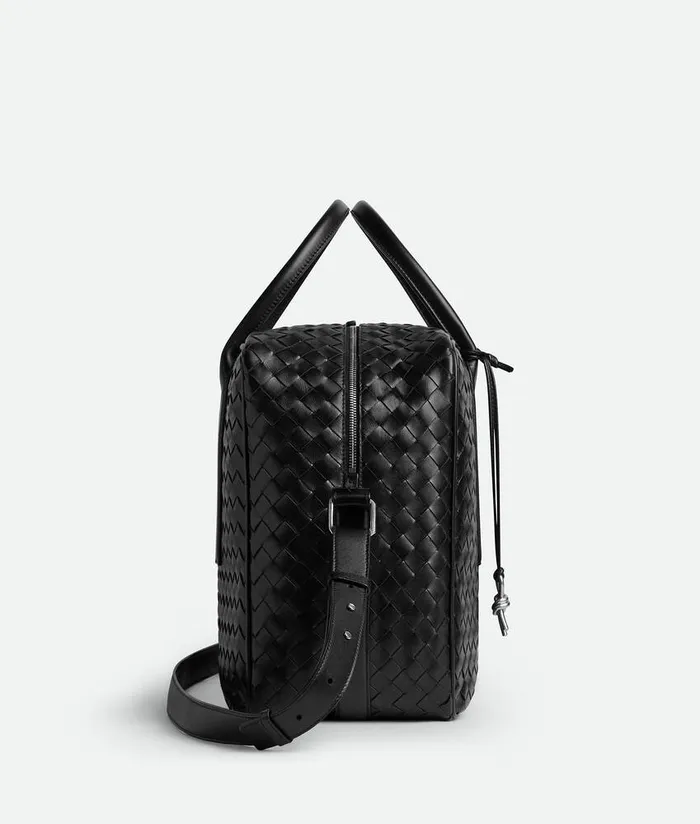 Men Bottega Veneta Travel Bags Getaway Weekender Black