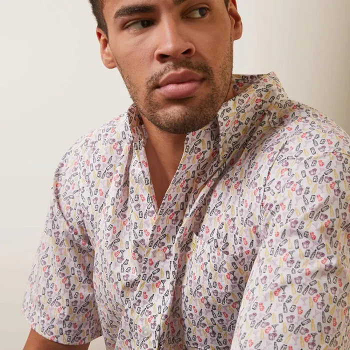 Men Button Down Shirts Ariat Danon Classic Fit Shirt White Men Button Down Shirts Ariat Danon Classic Fit Shirt White