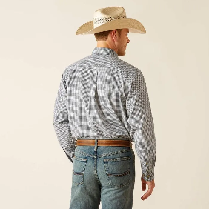 Men Button Down Shirts Ariat Pro Series Ewan Classic Fit Shirt Aqua Men Button Down Shirts Ariat Pro Series Ewan Classic Fit Shirt Aqua