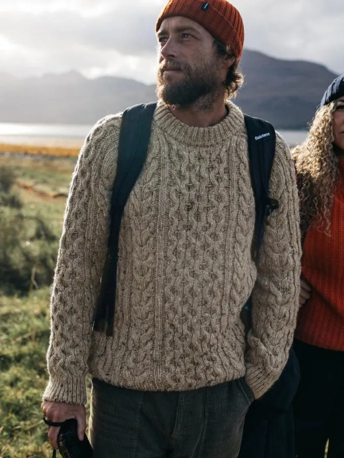 Men Cabet Jumper Flint Finisterre Knitwear