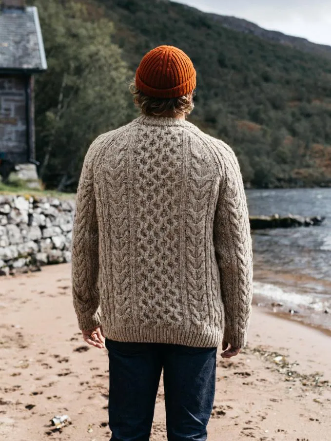 Men Cabet Jumper Flint Finisterre Knitwear