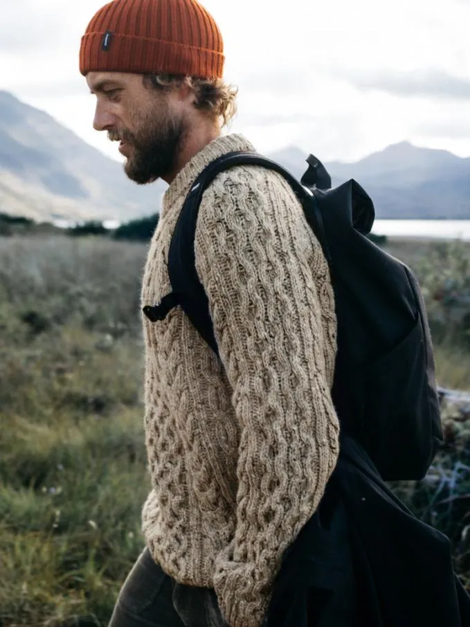 Men Cabet Jumper Flint Finisterre Knitwear