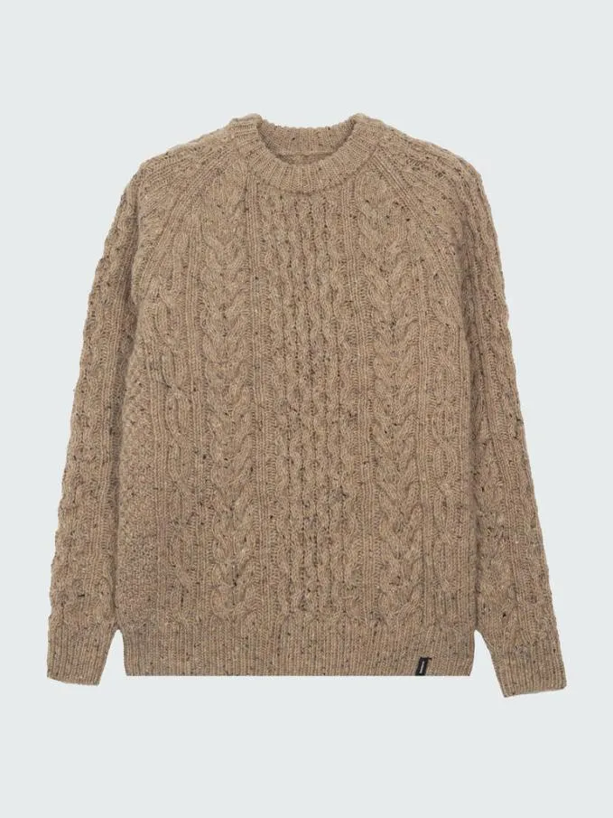 Men Cabet Jumper Flint Finisterre Knitwear