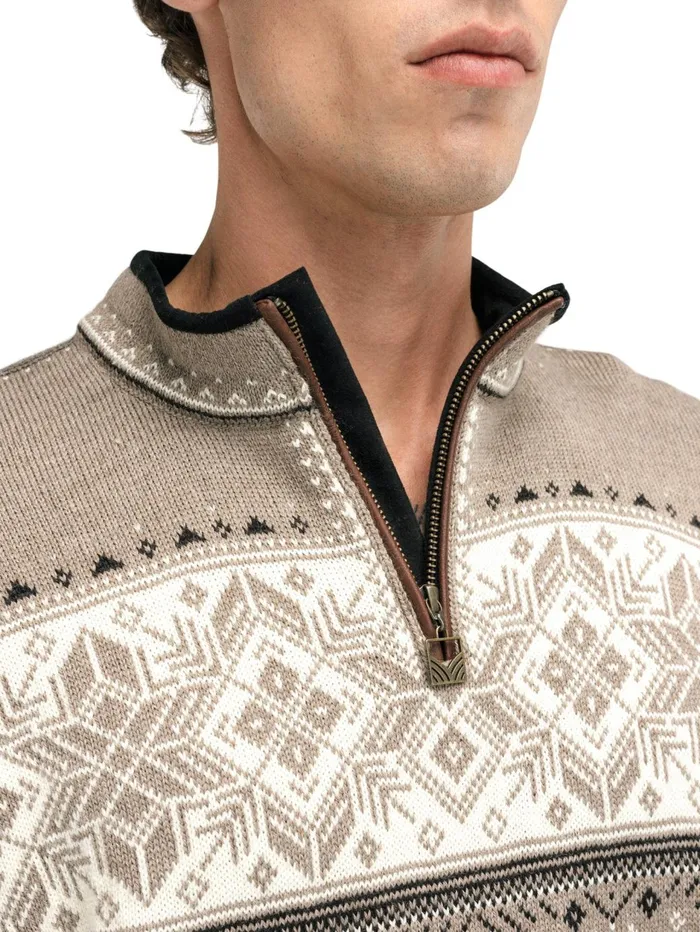 Men Dale Of Norway Halfzip Blyfjell Knit Sweater