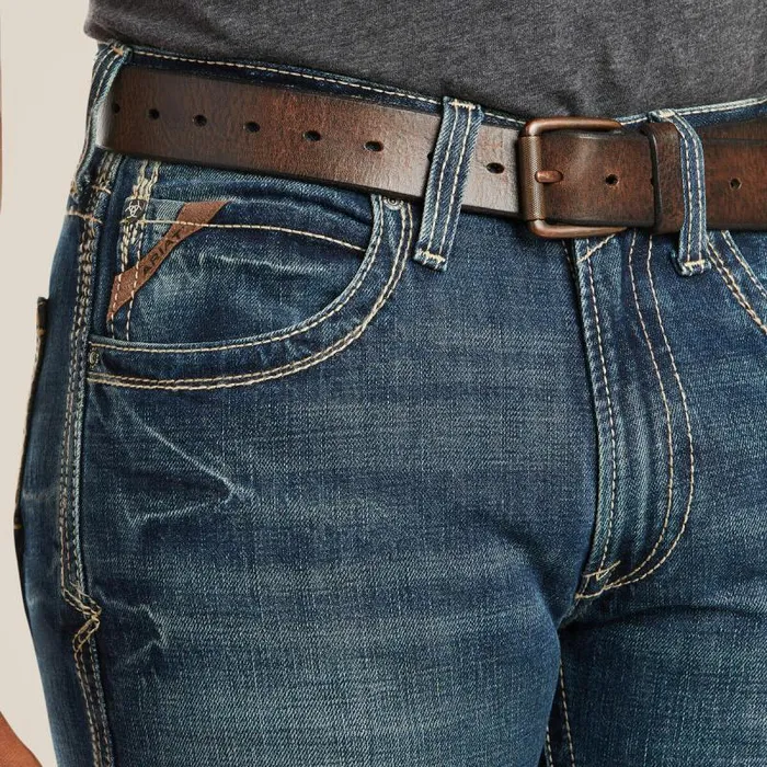 Men Denim Ariat M5 Slim Boundary Stackable Straight Leg Jean Gulch