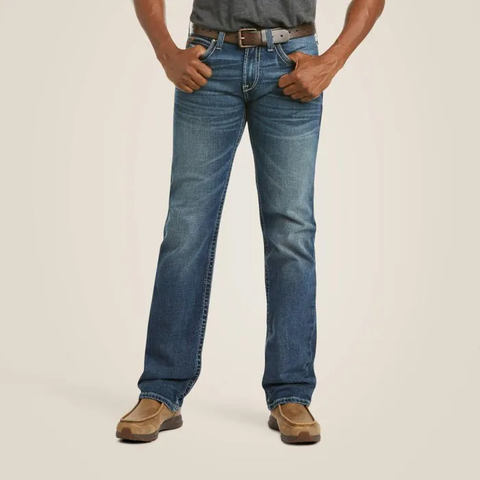 Men Denim Ariat M7 Rocker Stretch Coltrane Stackable Straight Leg Jean Silverton Men Denim Ariat M7 Rocker Stretch Coltrane Stackable Straight Leg Jean Silverton