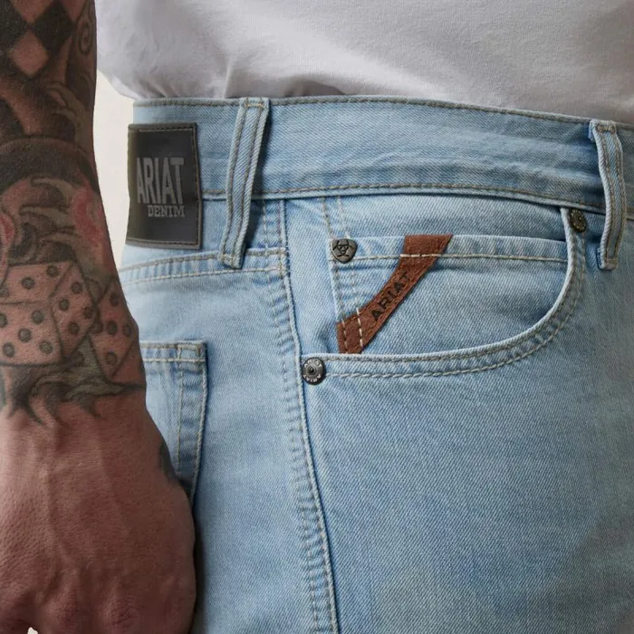Men Denim Ariat M7 Slim Toro Straight Jean Cali Ultralight Men Denim Ariat M7 Slim Toro Straight Jean Cali Ultralight