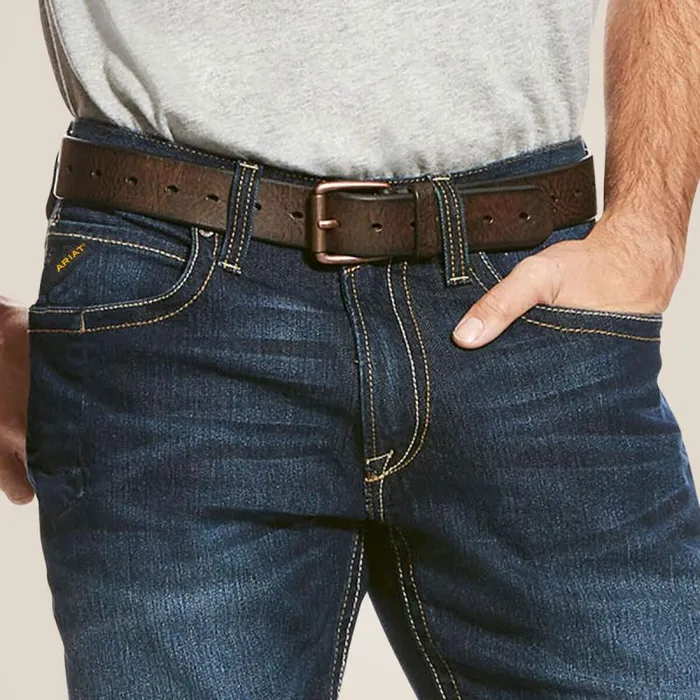 Men Denim Ariat Rebar M4 Low Rise DuraStretch Edge Boot Cut Jean Maritime Men Denim Ariat Rebar M4 Low Rise DuraStretch Edge Boot Cut Jean Maritime