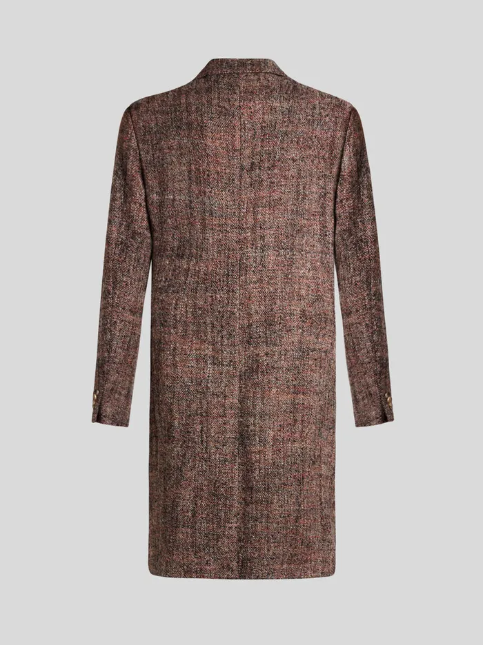 Men Etro Coats And Outerwear WoolBlend Coat Beige Men Etro Coats And Outerwear WoolBlend Coat Beige