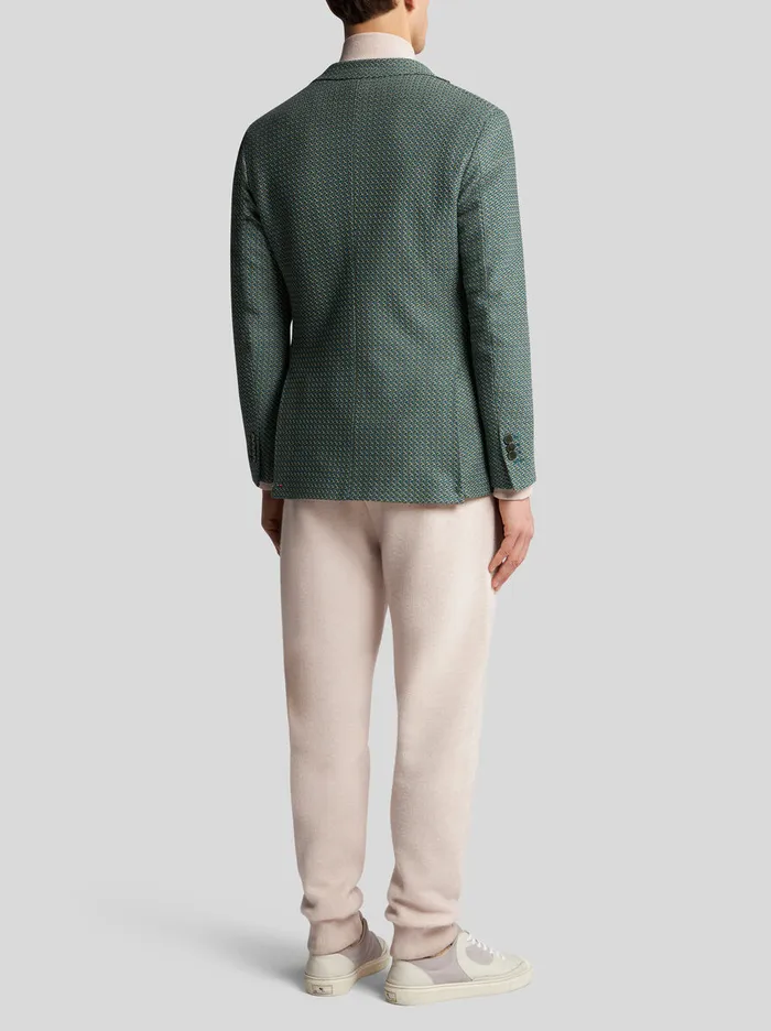 Men Etro Jackets Cotton Jersey Blazer Green Men Etro Jackets Cotton Jersey Blazer Green