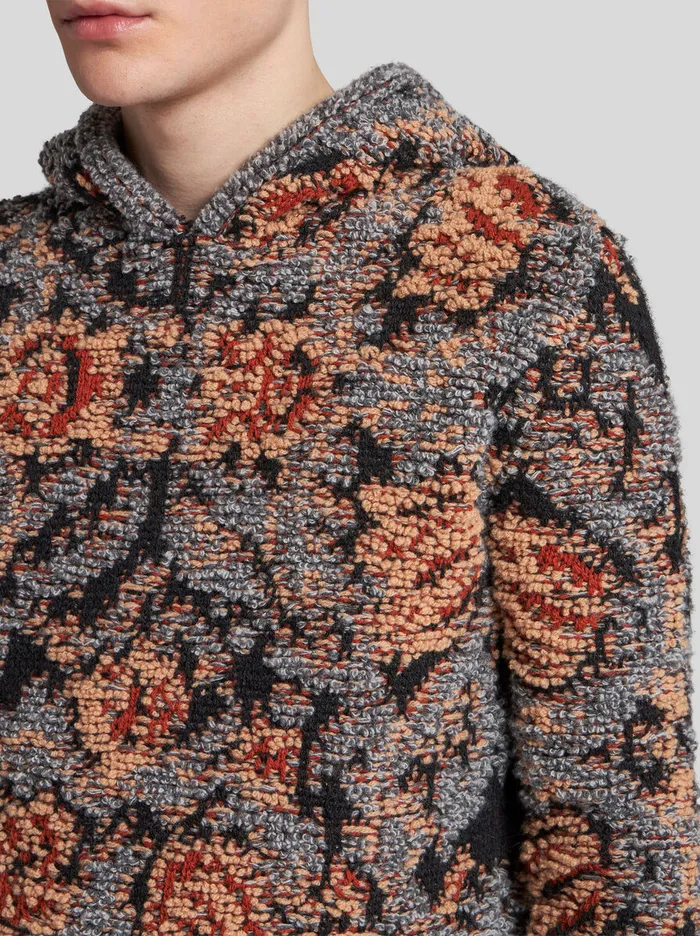 Men Etro TShirt And Sweatshirts Knit Hoodie Multicolour Men Etro TShirt And Sweatshirts Knit Hoodie Multicolour