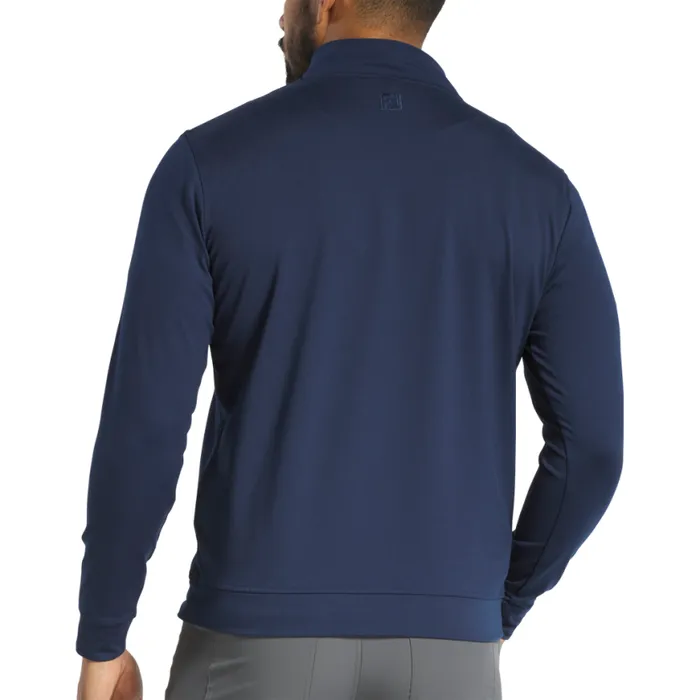 Men FootJoy Base MidLayers Approach QuarterZip Navy