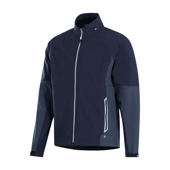Men FootJoy Outer Layers HydroTour Rain Jacket Navy Men FootJoy Outer Layers HydroTour Rain Jacket Navy
