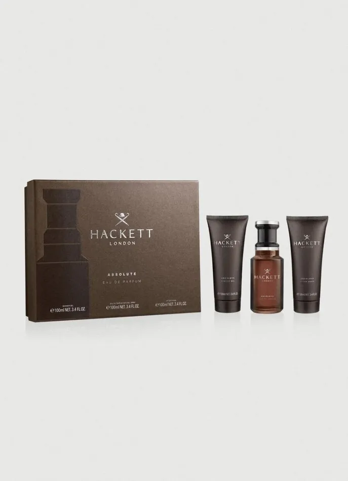 Men Fragrances and Personal Care Hackett London Hackett Absolute Gift Set Brown