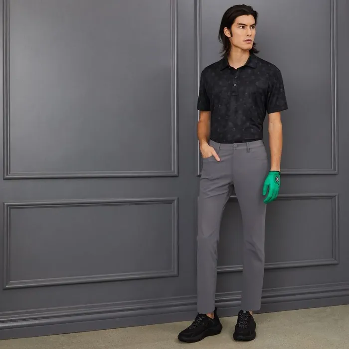 Men GFORE Grey Tour 5 Pocket 4Way Stretch Straight Leg Golf Pants