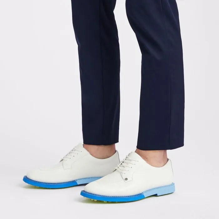 Men GFORE White Limited Edition Two Tone Split Toe Gallivanter Golf Shoes