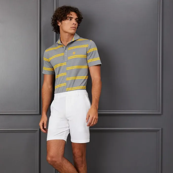 Men GFORE White Maverick 4Way Stretch Golf Shorts