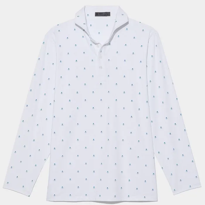 Men GFORE White Skull and T039s Long Sleeve Ice Nylon Slim Fit Sun Shirt Golf Jacket Men GFORE White Skull and T039s Long Sleeve Ice Nylon Slim Fit Sun Shirt Golf Jacket