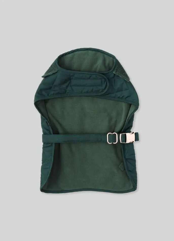 Men Hackett X Hugo and Hudson Hackett London Quilted Jacket For Dogs 8211 Medium Dark Green Men Hackett X Hugo and Hudson Hackett London Quilted Jacket For Dogs 8211 Medium Dark Green