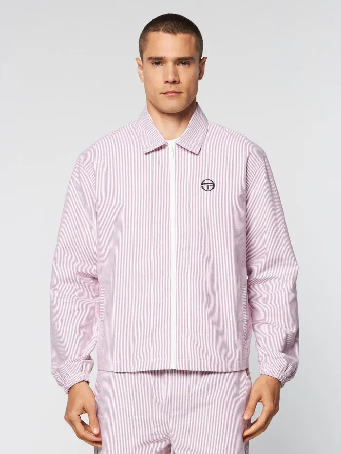 Men Jackets Sergio Tacchini Benvolio Oxford Jacket Wild Rose