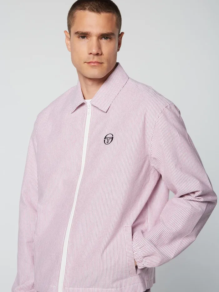 Men Jackets Sergio Tacchini Benvolio Oxford Jacket Wild Rose