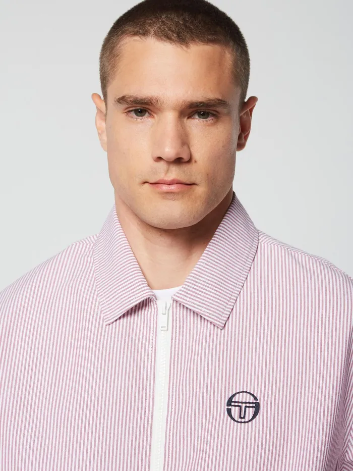 Men Jackets Sergio Tacchini Benvolio Oxford Jacket Wild Rose