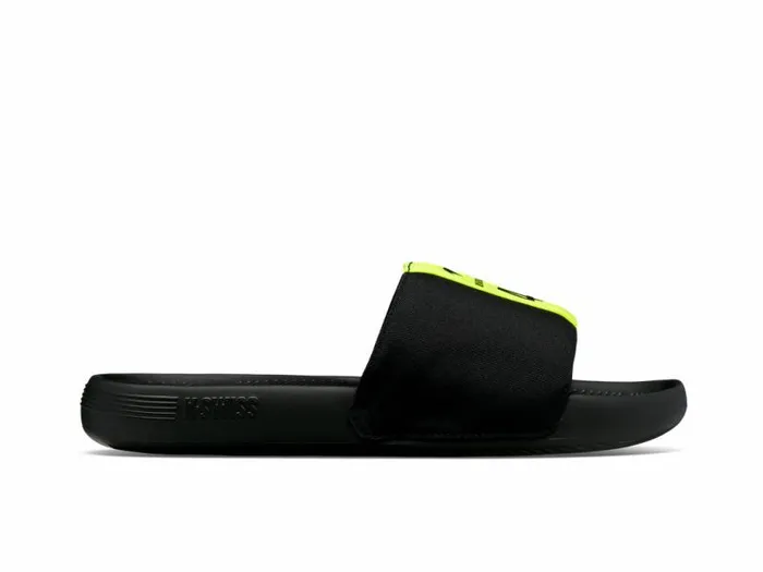 Men KSwiss Slides and Sandals SLIDE SANDAL LN X MCLAREN Blacksafety Yellow